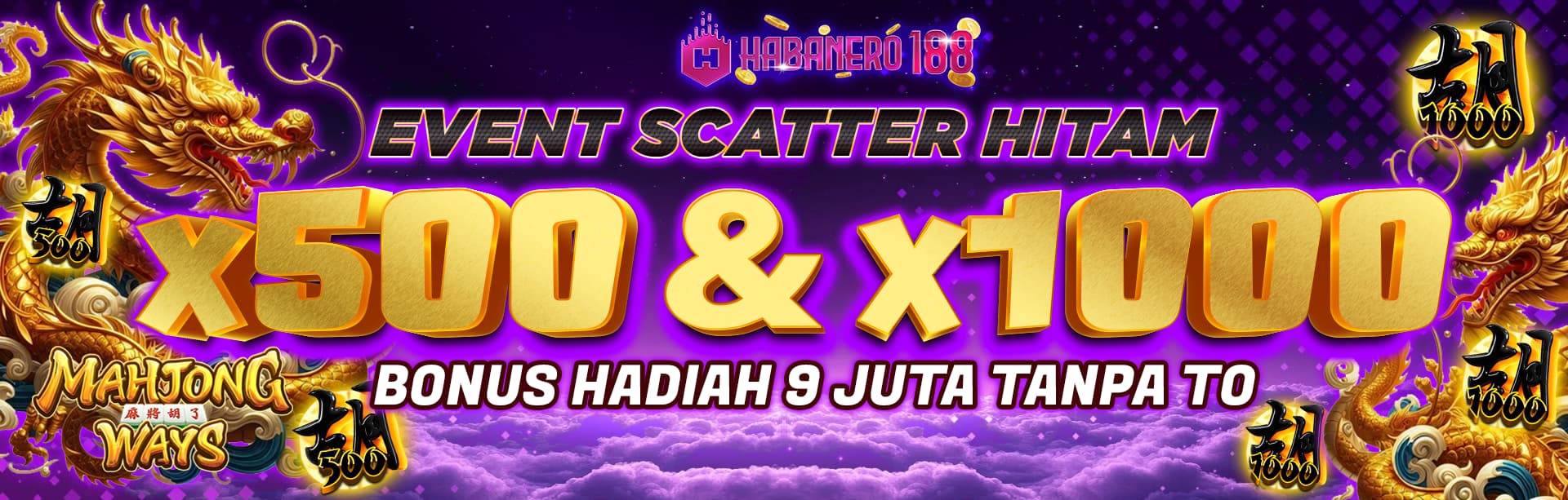 SCATTER HITAM X500 & X1000 BISA DAPAT BONUS