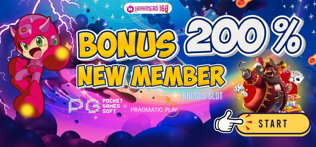 BONUS NEW MEMBER 200% SLOT