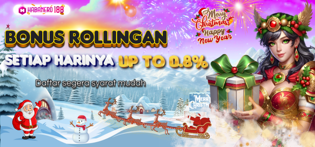 BONUS ROLLINGAN LIVE CASINO 0.8% | 0.5% GAME SLOT ONLINE & POKER