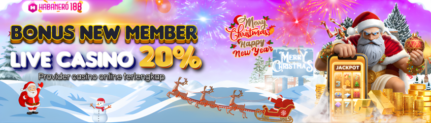 WELCOME BONUS NEW MEMBER 20% LIVE CASINO