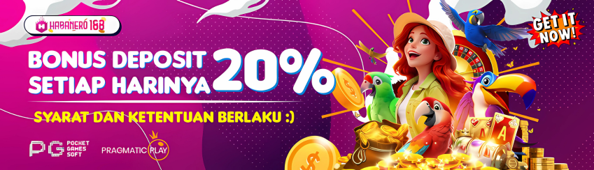 BONUS HARIAN 20%