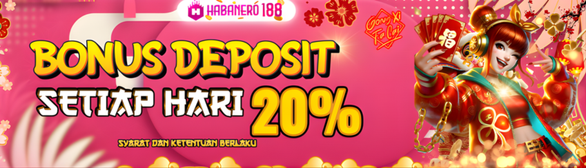 BONUS HARIAN 20%