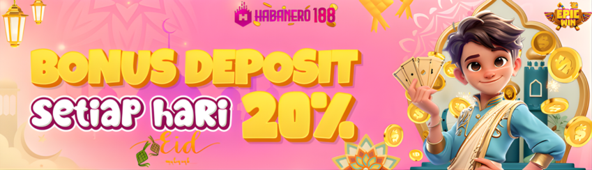 BONUS HARIAN 20%