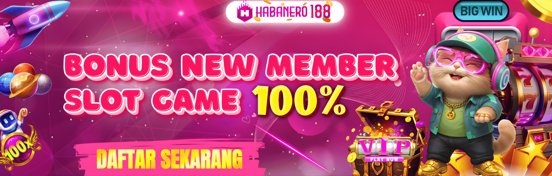 BONUS NEW MEMBER 100% SLOT