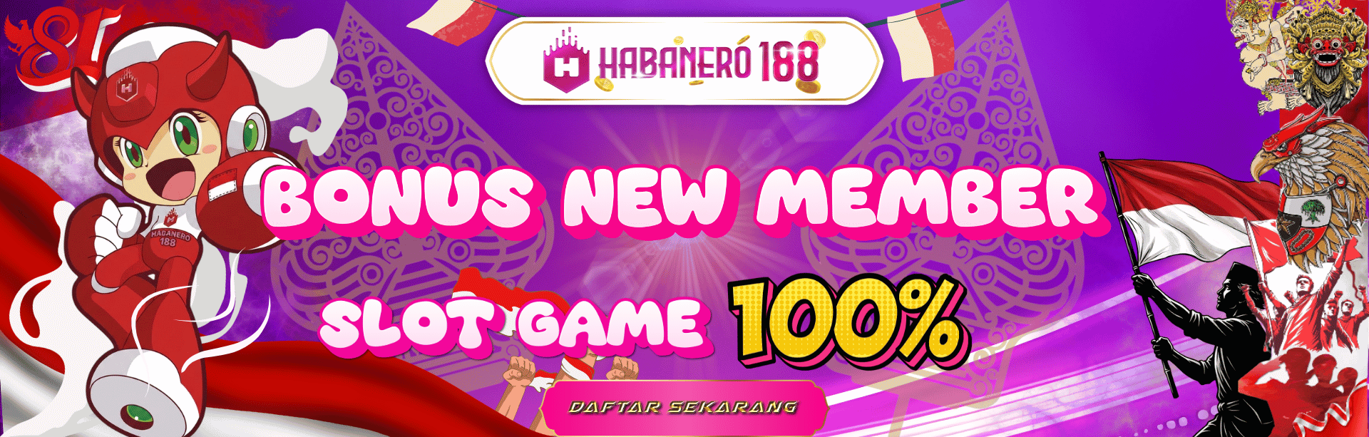 BONUS NEW MEMBER 100% SLOT