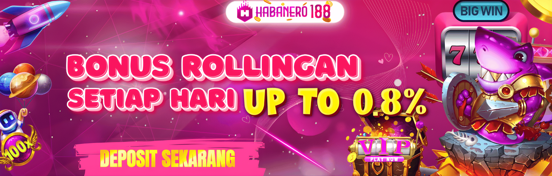 BONUS ROLLINGAN LIVE CASINO 0.8% | 0.5% GAME SLOT ONLINE & POKER