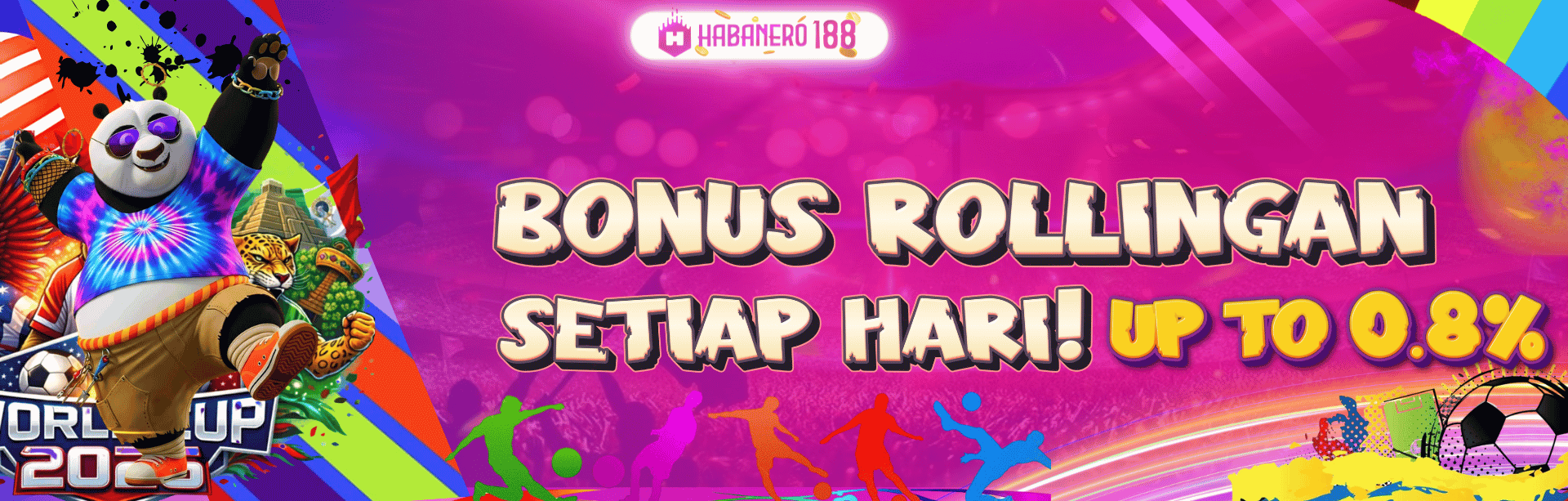 BONUS ROLLINGAN LIVE CASINO 0.8% | 0.5% GAME SLOT ONLINE & POKER