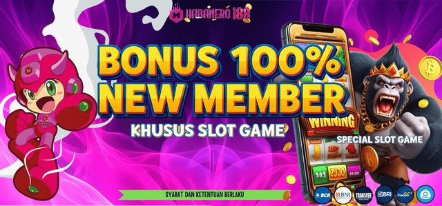 BONUS NEW MEMBER 100% SLOT