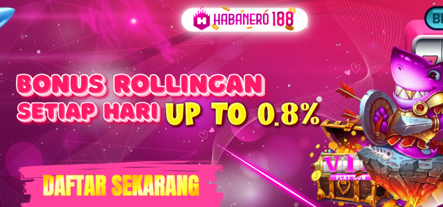 BONUS ROLLINGAN LIVE CASINO 0.8% | 0.5% GAME SLOT ONLINE & POKER