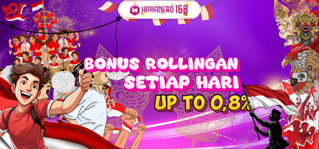 BONUS ROLLINGAN LIVE CASINO 0.8% | 0.5% GAME SLOT ONLINE & POKER