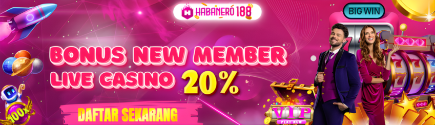 WELCOME BONUS NEW MEMBER 20% LIVE CASINO