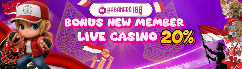 WELCOME BONUS NEW MEMBER 20% LIVE CASINO