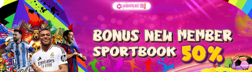 BONUS NEW MEMBER SPORT 50%