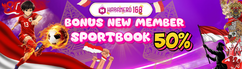 BONUS NEW MEMBER SPORT 50%