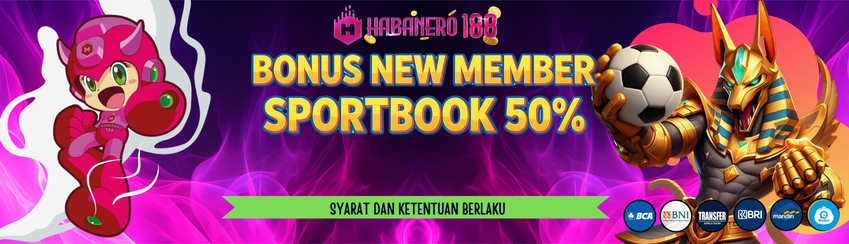 BONUS NEW MEMBER SPORT 50%